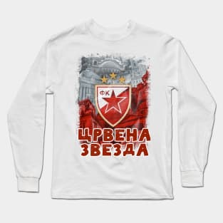 GRB Delije Sever Crvena Zvezda Beograd * Red Star Belgrade Serbia ULTRAS 1989 Long Sleeve T-Shirt